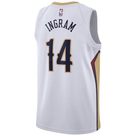 Maillot Homme New Orleans Pelicans Brandon Ingram 14 2022-23 Nike Association Edition Blanc Swingman